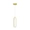 Afx Sienna 12-in. 1-Light LED Pendant - Gold SIEP12LAJD1GD - alternate 1
